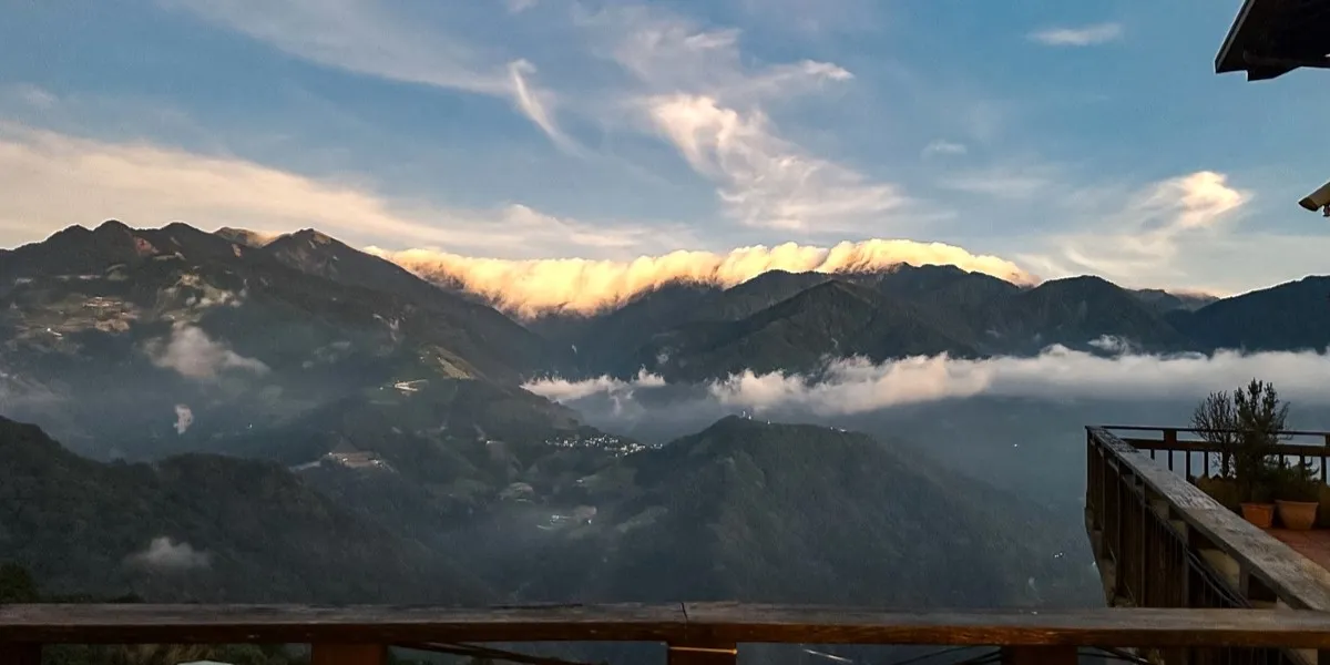 來福居用餐享受清境美景